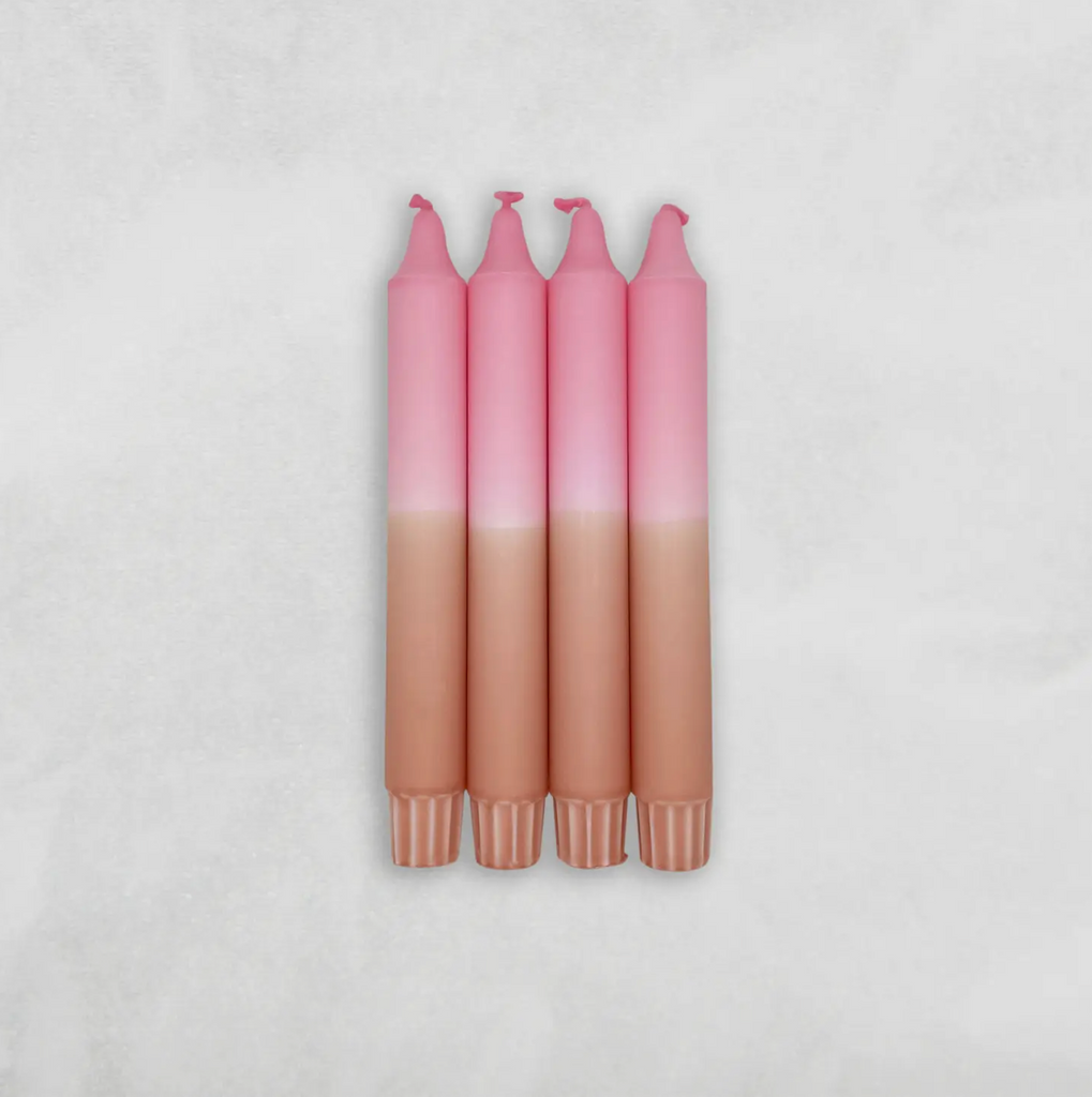 BUBBLEGUM X BLUSH – Dip Dye Design Kerzen