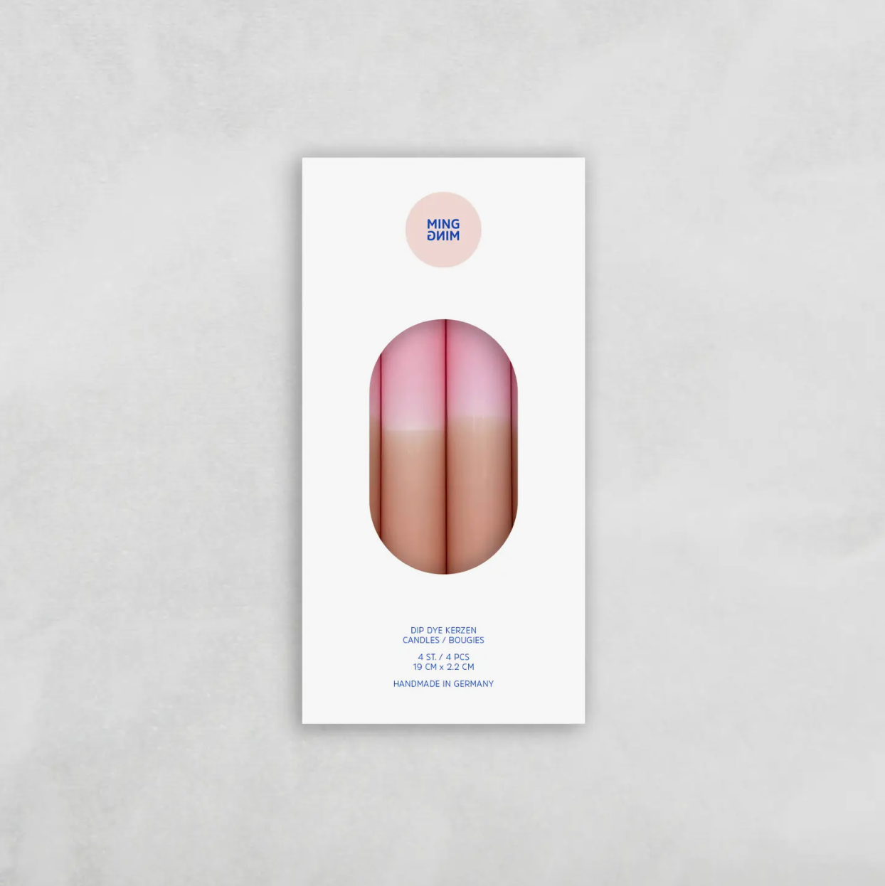 BUBBLEGUM X BLUSH – Dip Dye Design Kerzen