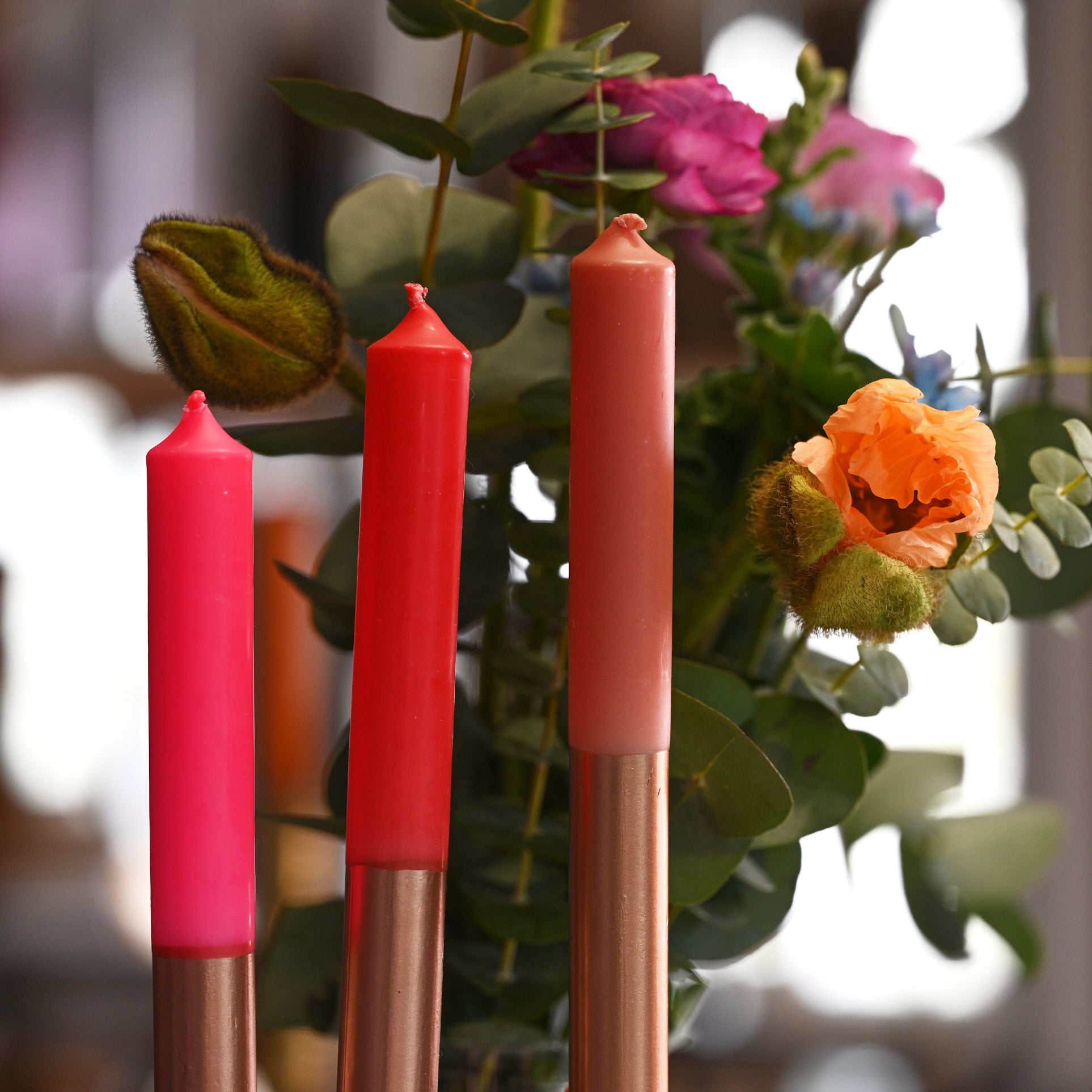 COPPER HOT & SPICY – Dip Dye Design Kerzen
