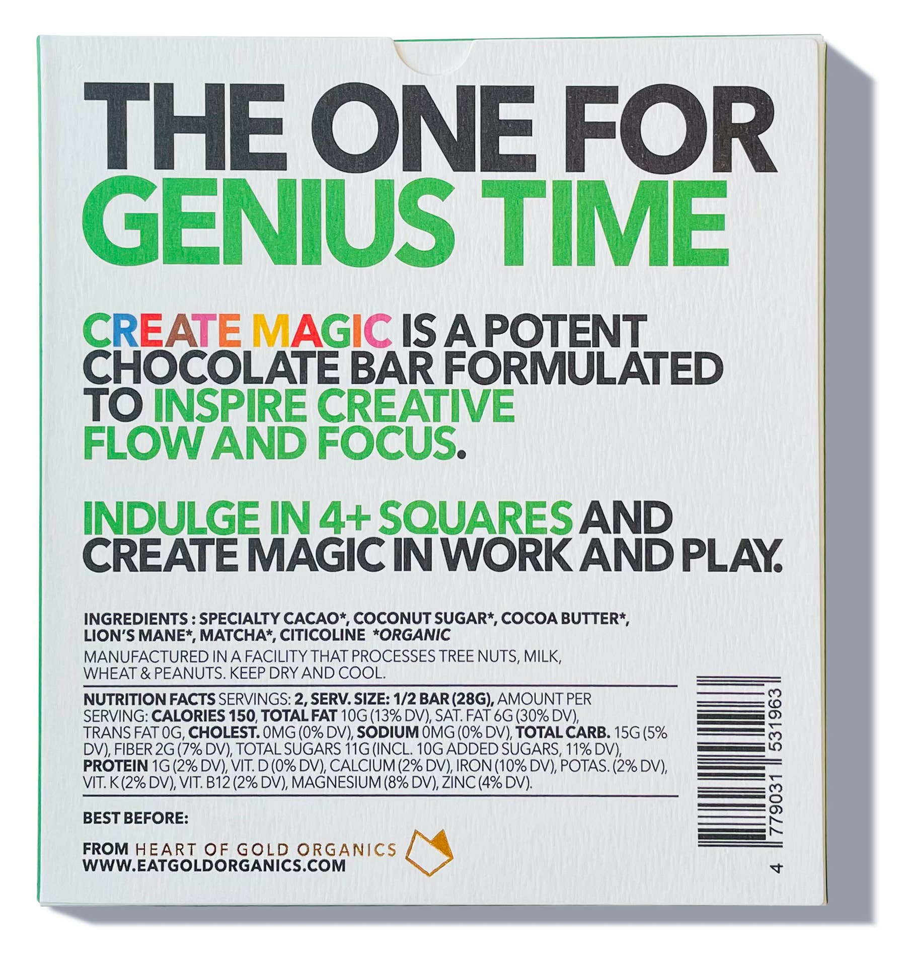 CREATE MAGIC – Deine Schokolade für Kreativität Fokus