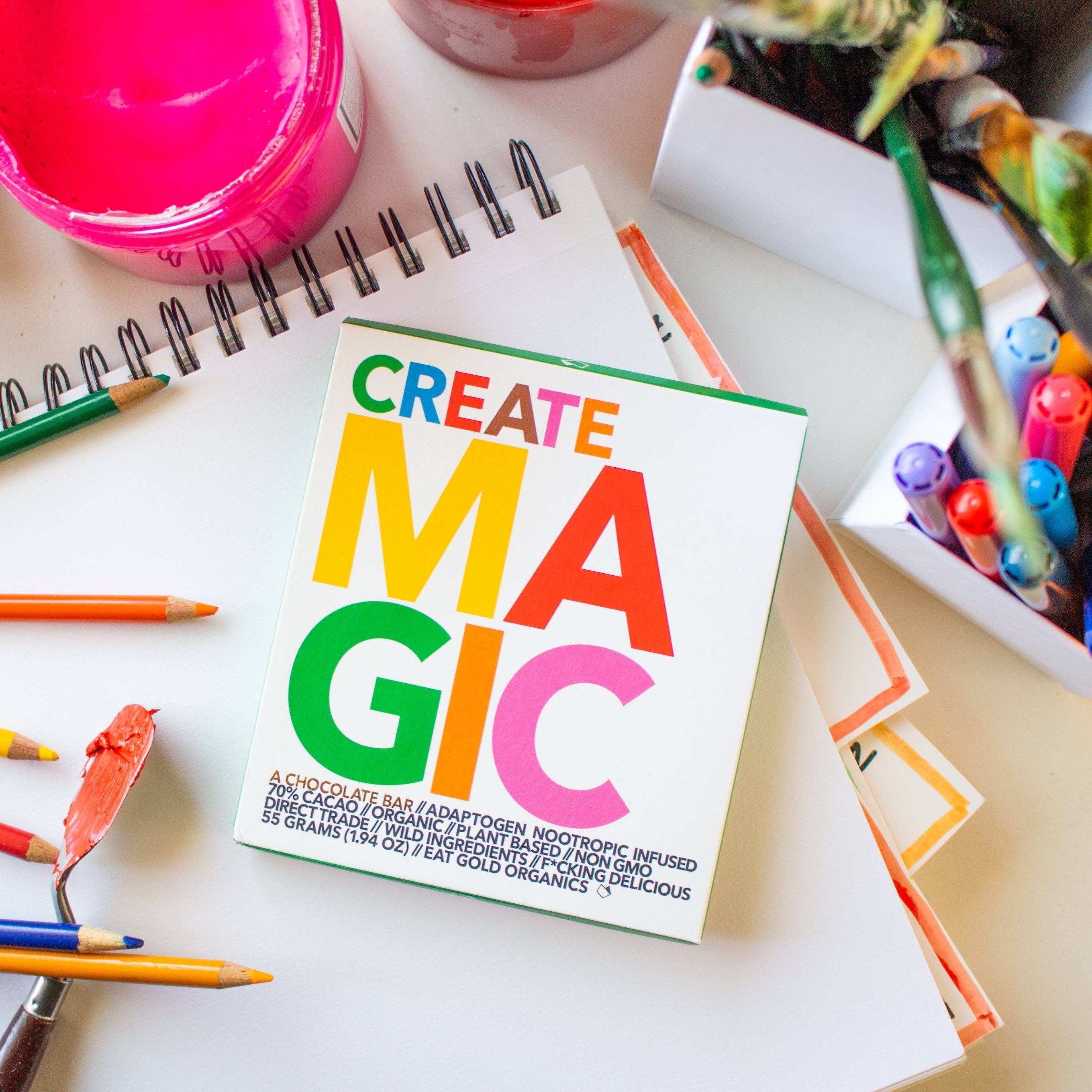 CREATE MAGIC – Deine Schokolade für Kreativität Fokus