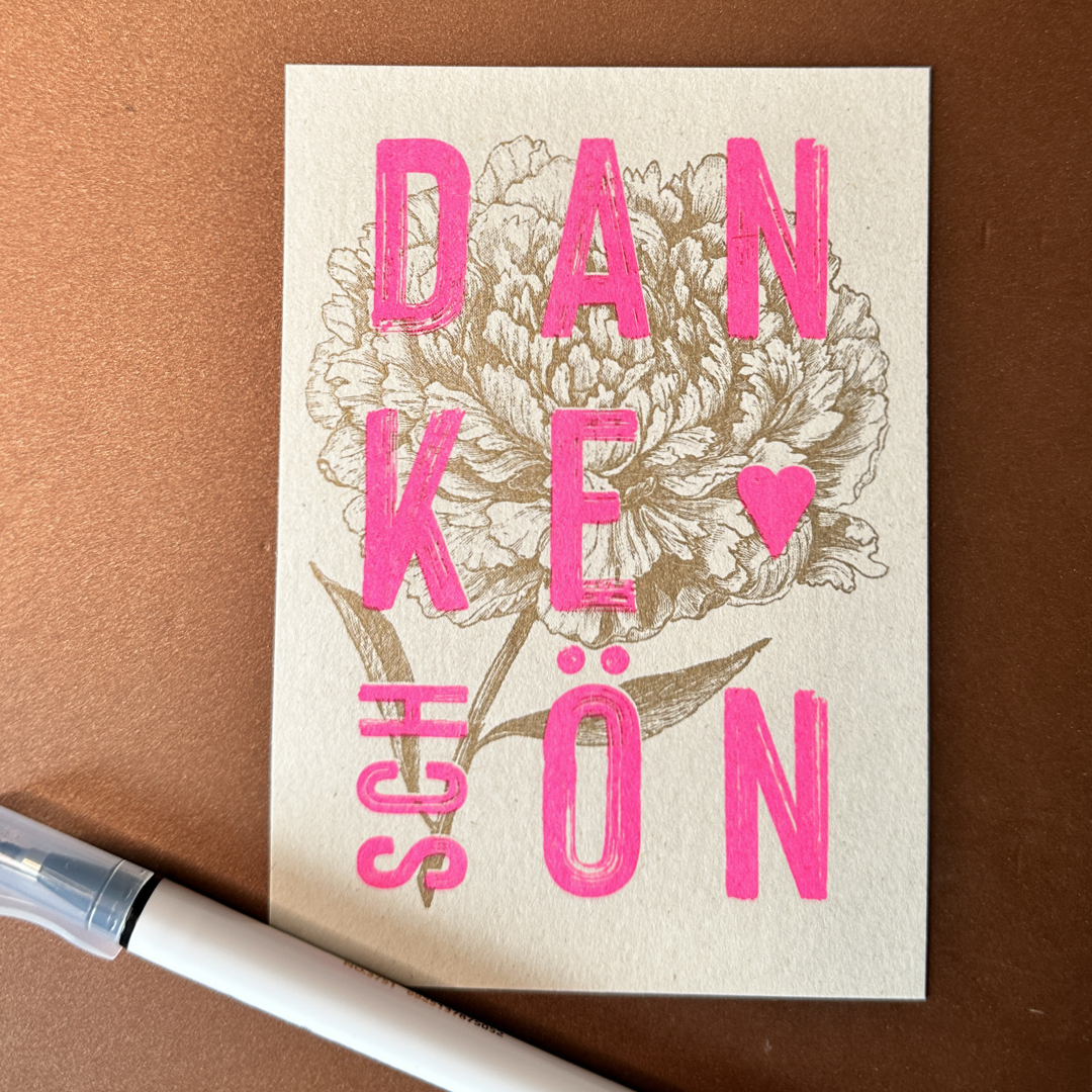 Dankeschön – Postkarte