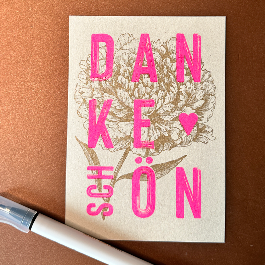 Dankeschön – Postkarte