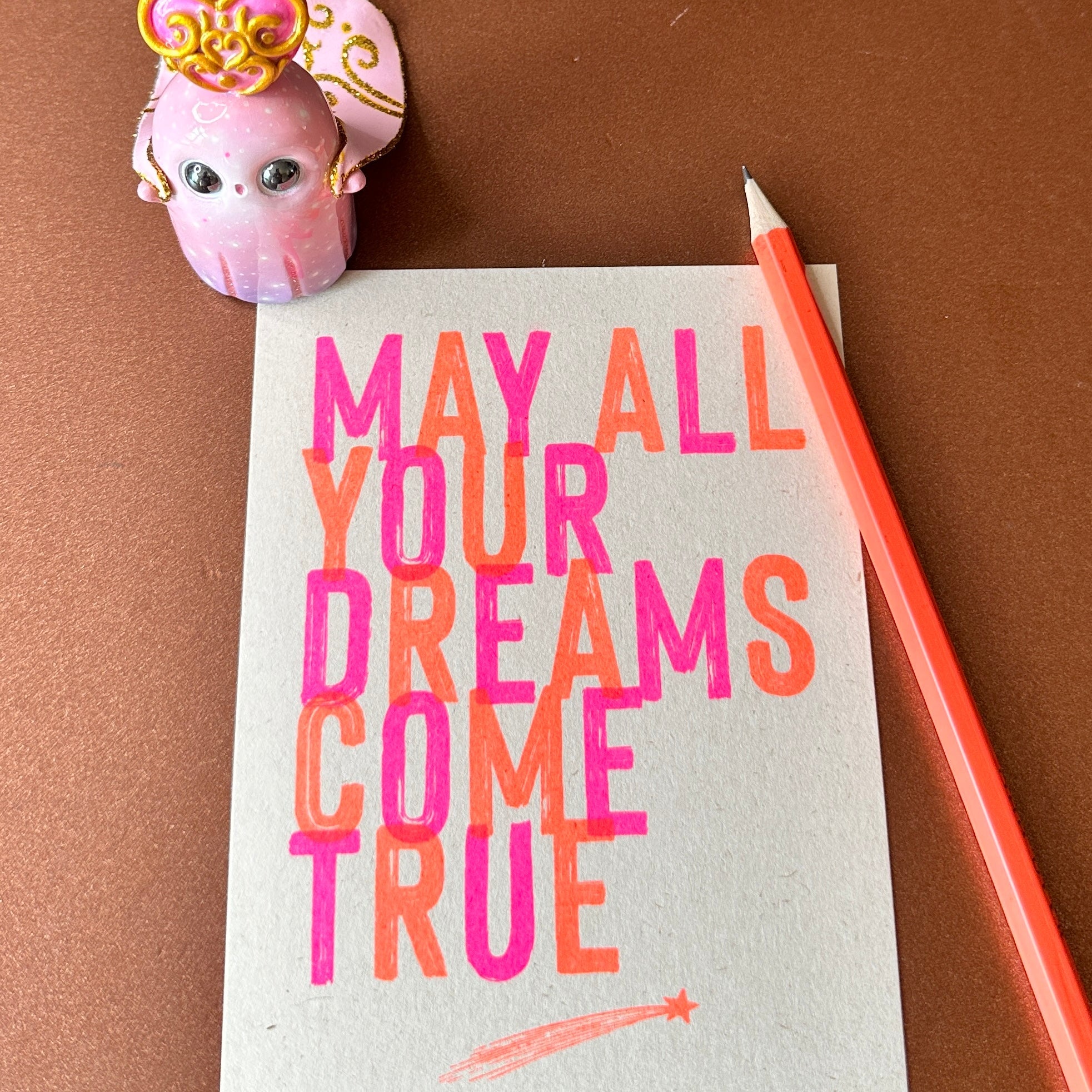 Dreams come true – Postkarte