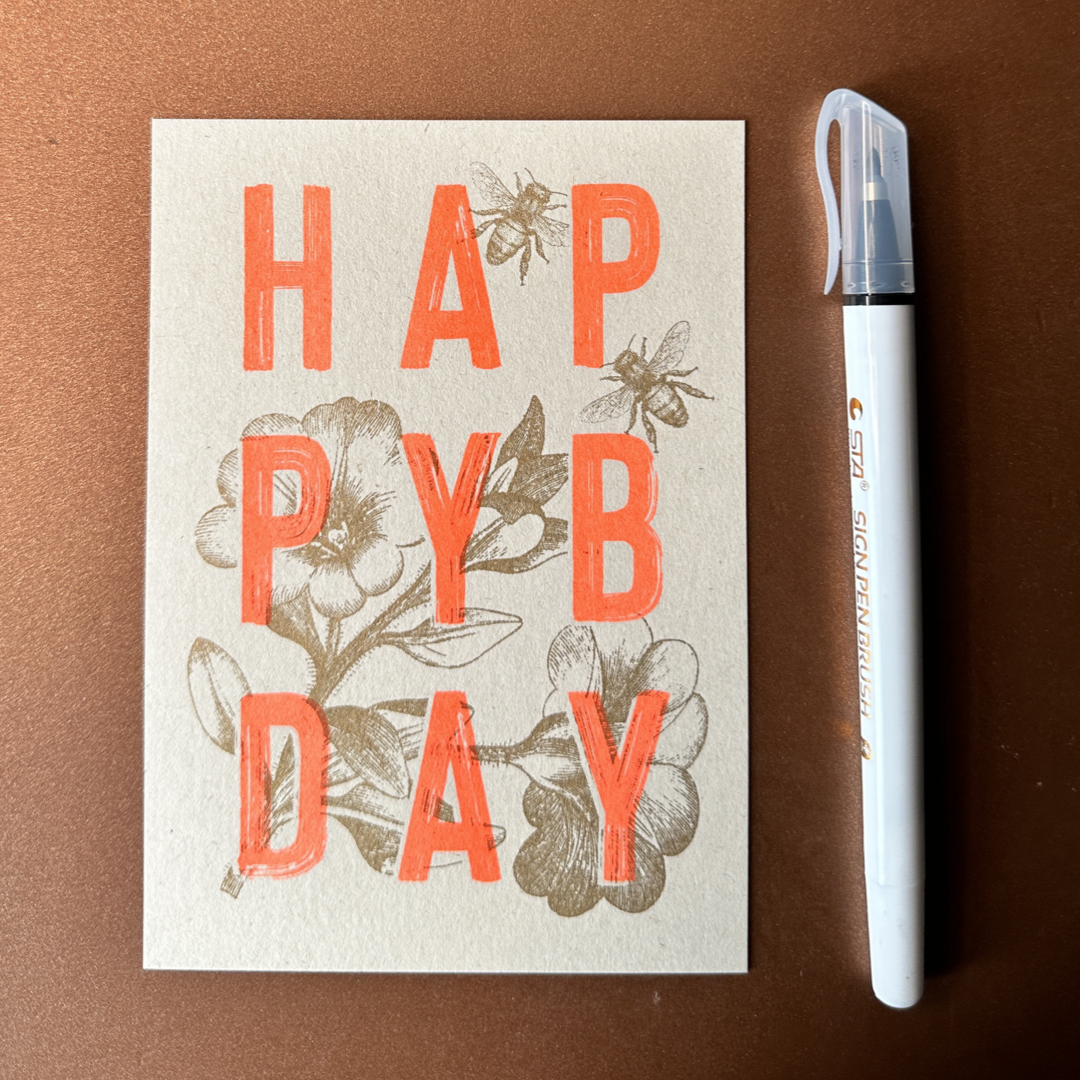 HappyBday – Postkarte