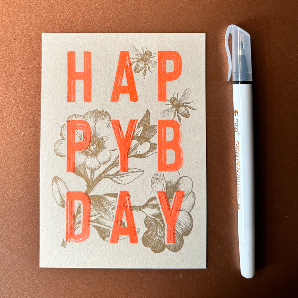 HappyBday – Postkarte