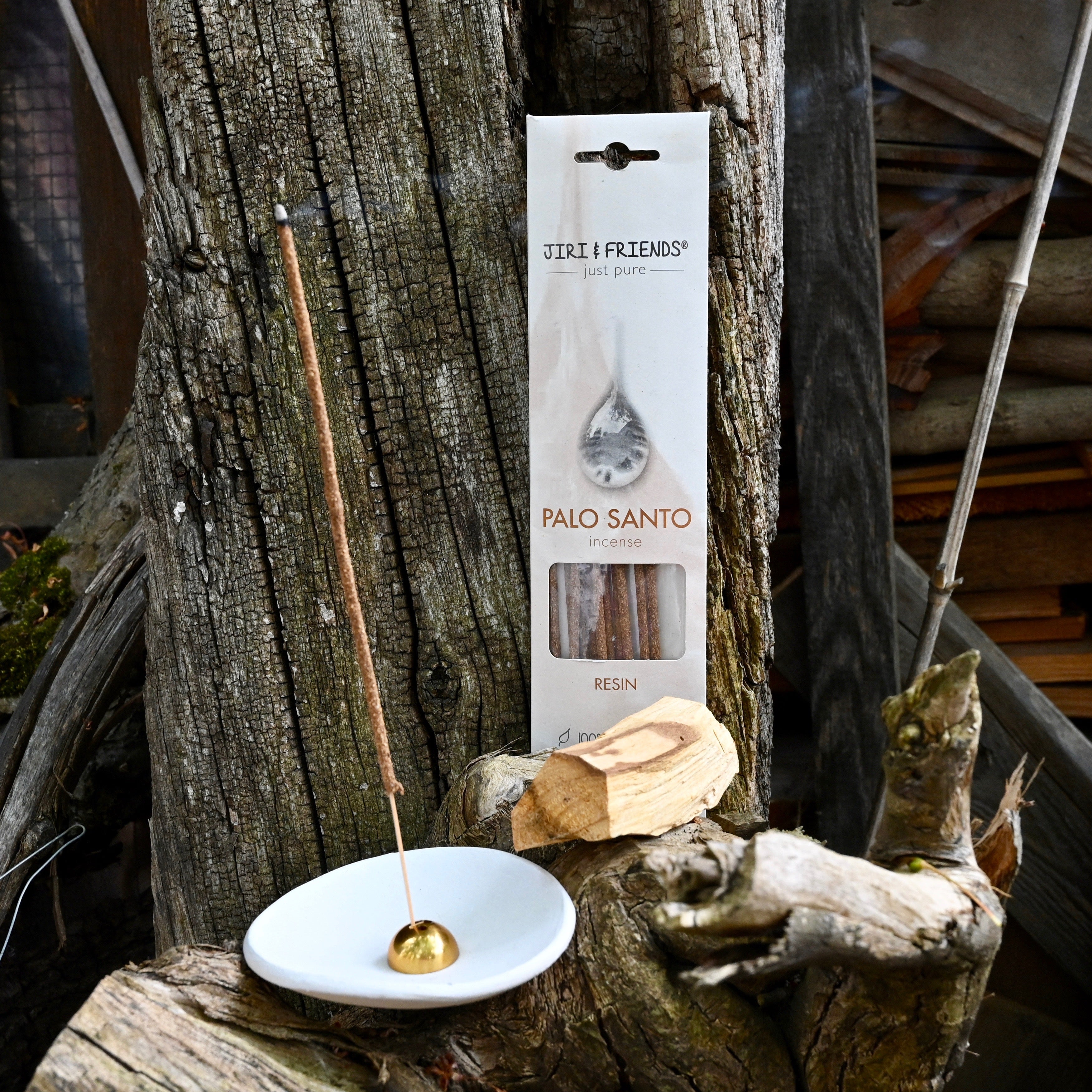 PALO SANTO mit HARZ – Räucherstäbchen (14 g)