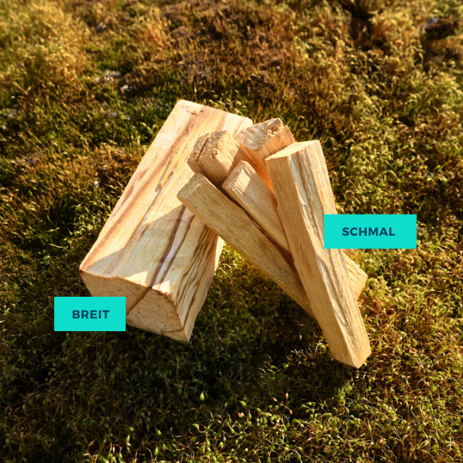 PALO SANTO – zeremonielles Räucherholz - breite Scheite