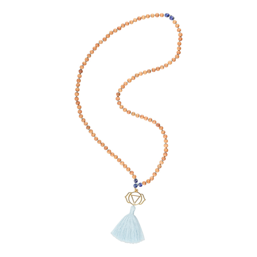 DRITTES AUGE - Sandelholz Chakrakette - Schmuck
