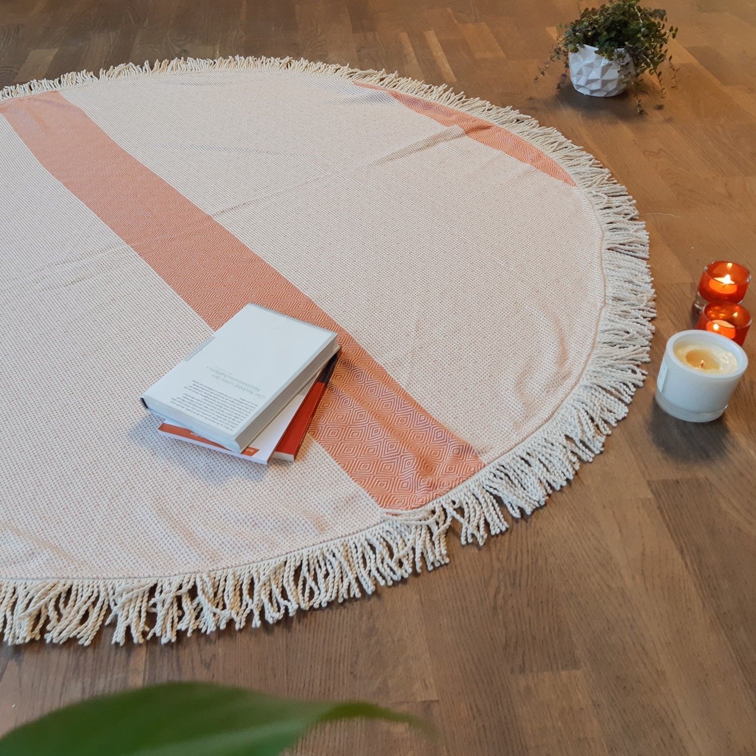 Gemütliches Blanket - Orange - Tücher