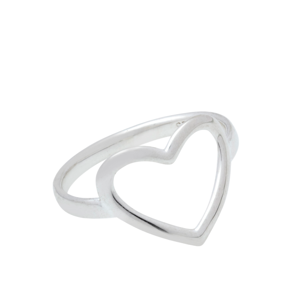 HERZ- Silberring - Schmuck