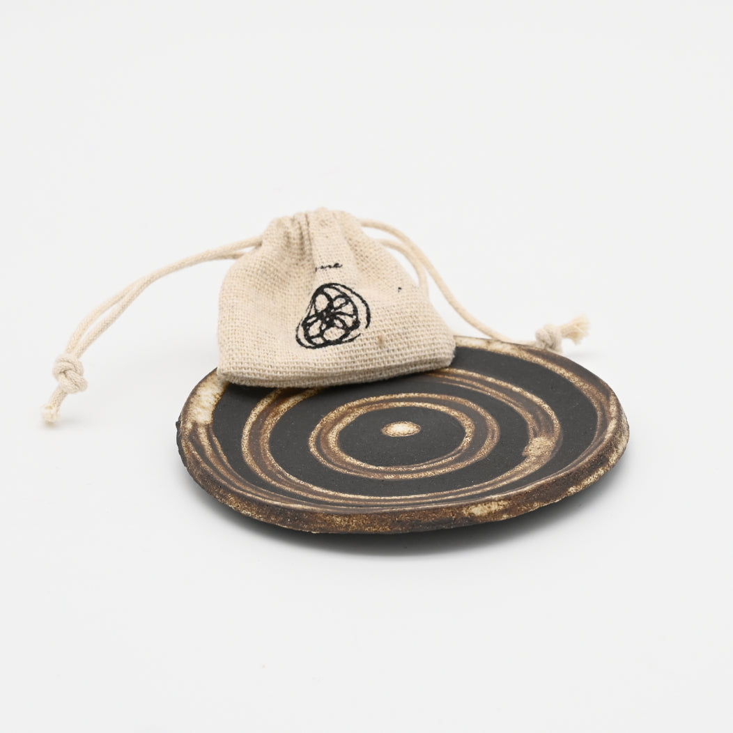 OUROBOROS – Keramik Räucherteller mit Steck-Dom -