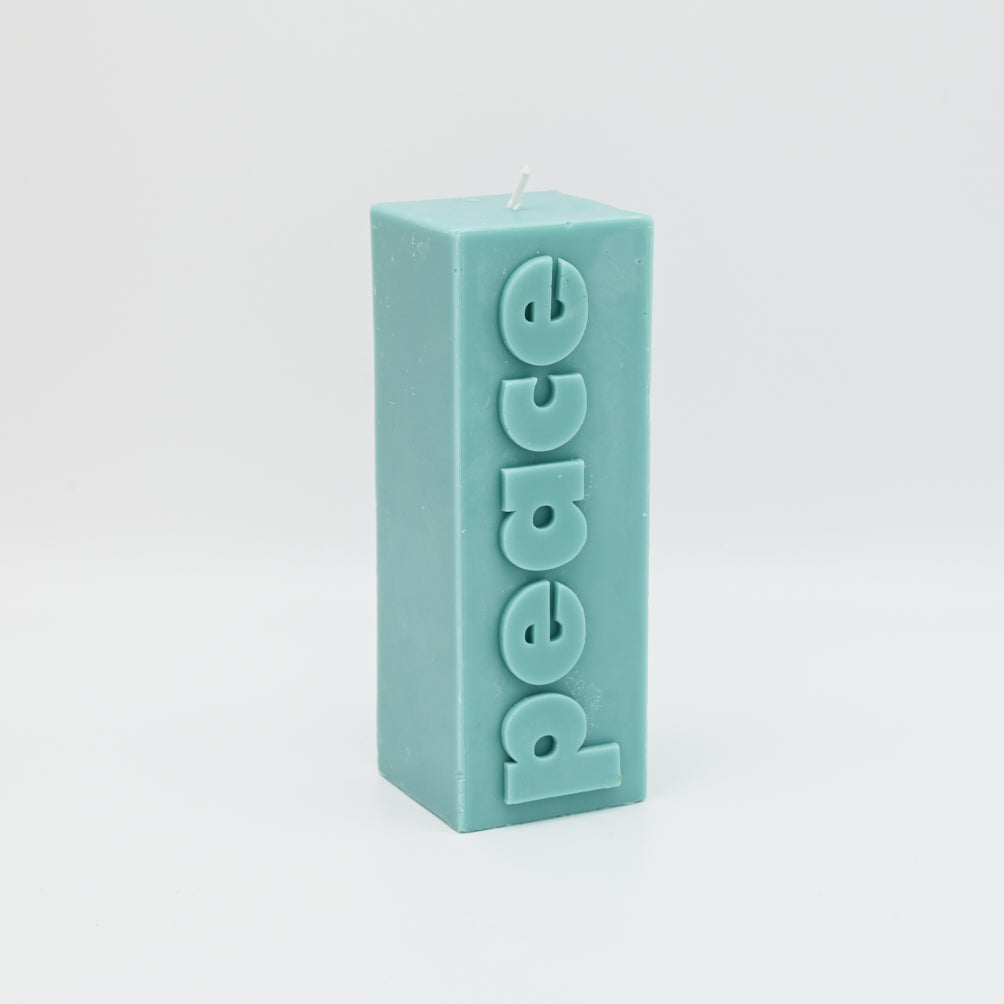 PEACE – Statement Block Kerze - Kerzen