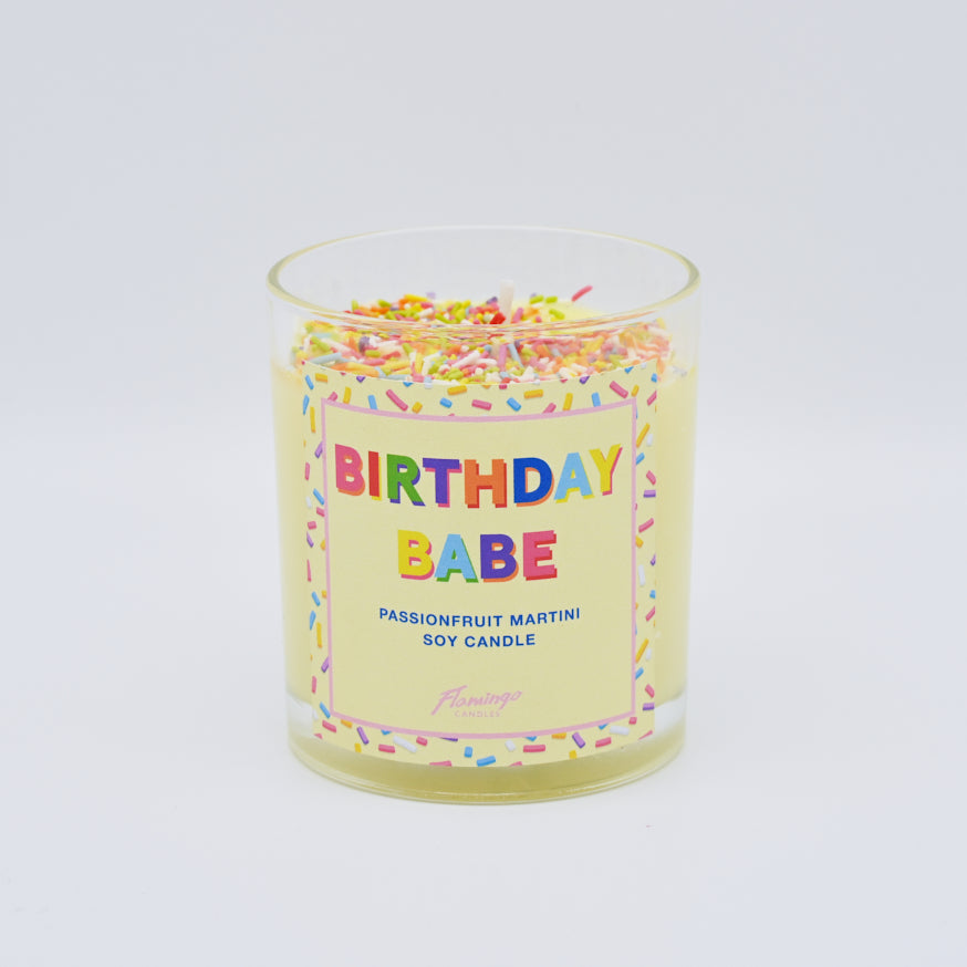 BIRTHDAY BABE – Duftkerze im Glas - Kerzen