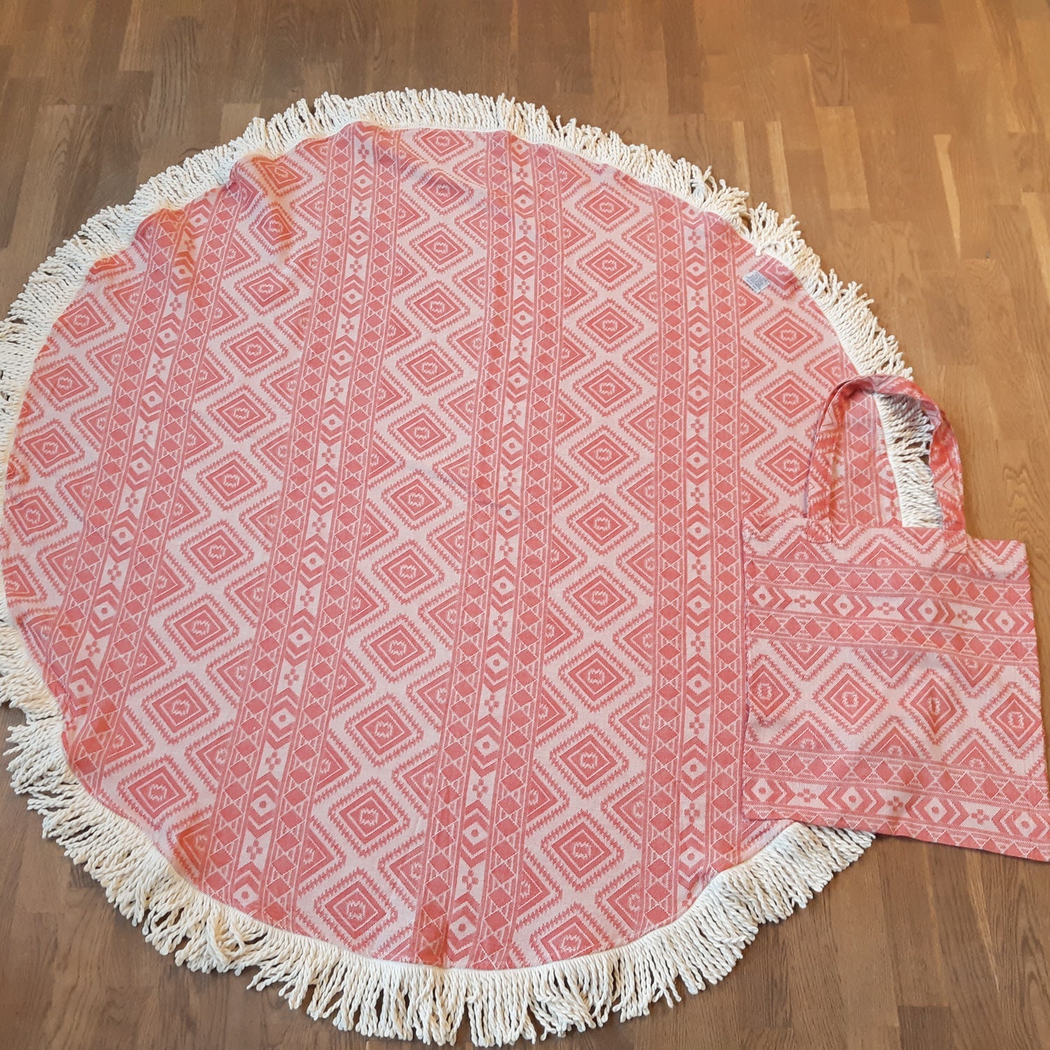 Blanket im Native-Design - Rot - Tücher