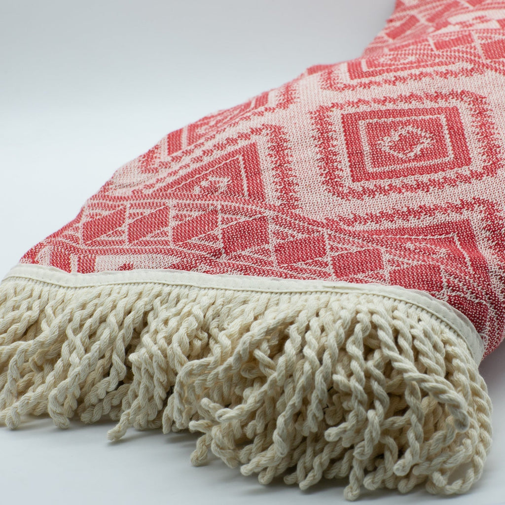 Blanket im Native-Design - Rot - Tücher