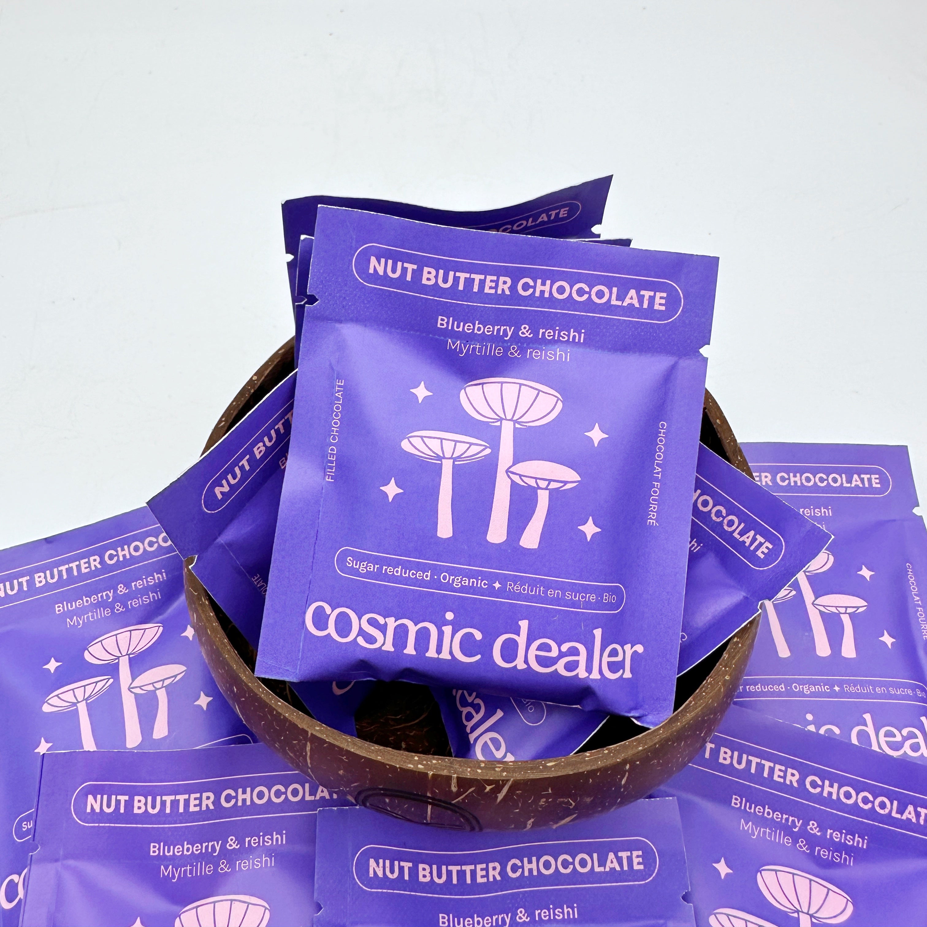 Blaubeere & Reishi – die Praline mit Zen-Faktor