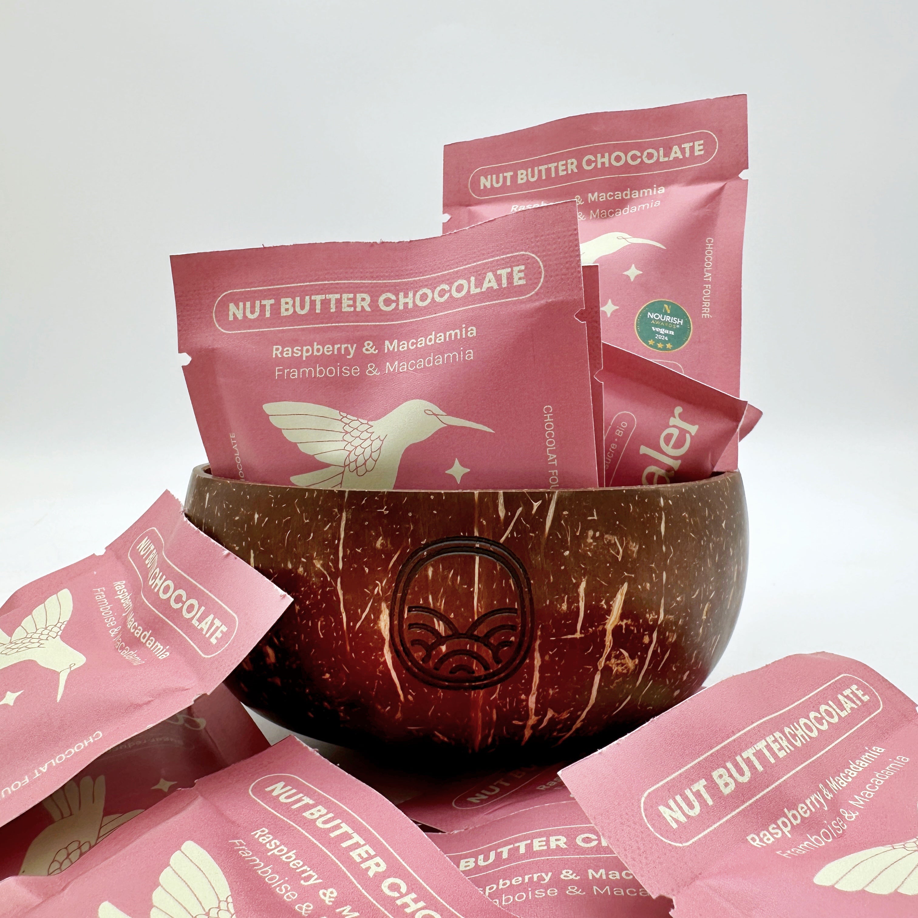 Himbeere & Rohkakao – die Praline mit Herzfrequenz