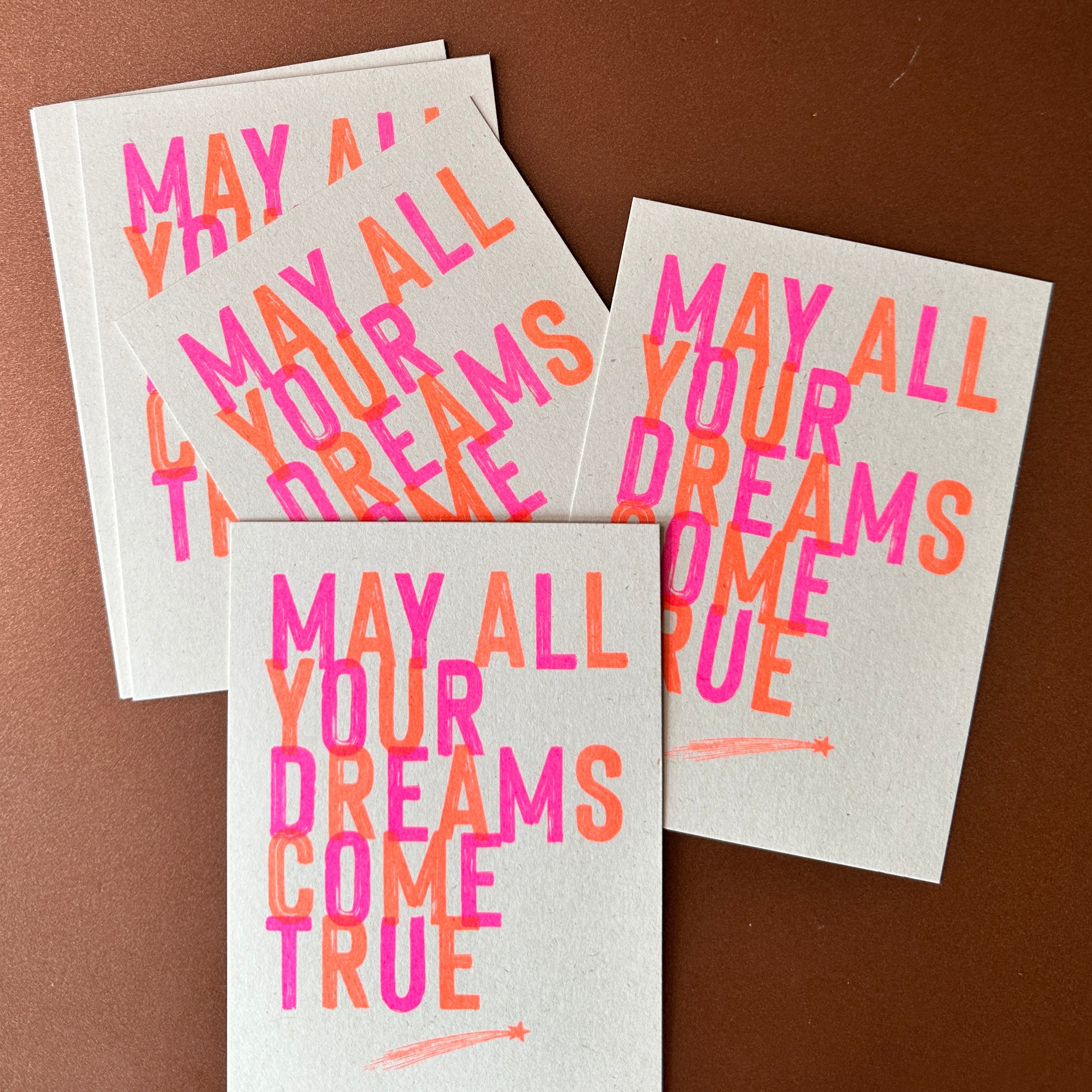 Dreams come true – Postkarte