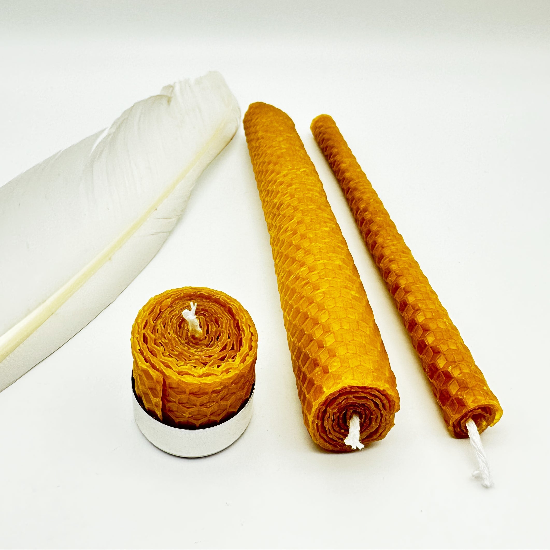 GROSSE DICKE KERZE - aus natürlichem Bienenwachs - Kerzen