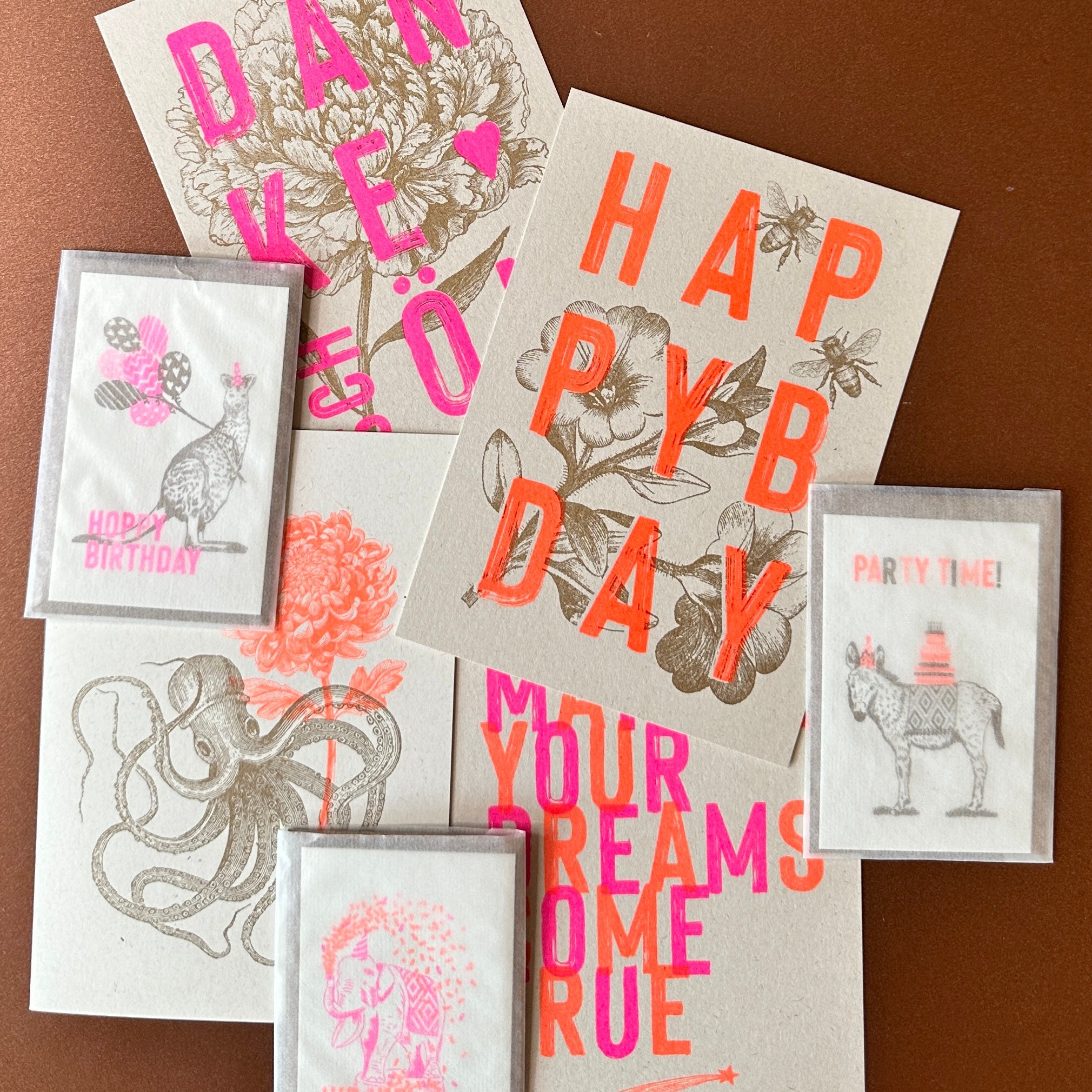 HappyBday – Postkarte