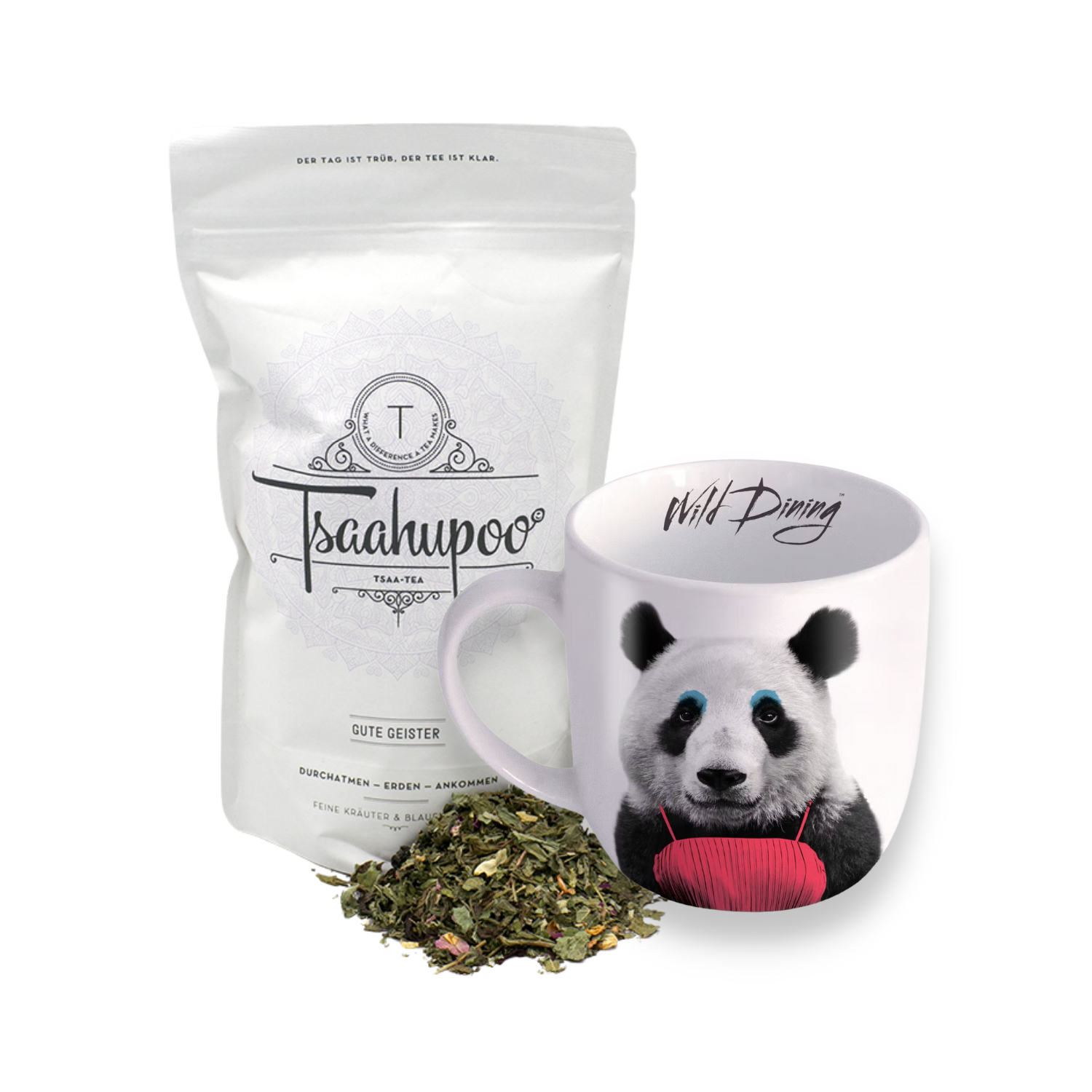 PANDA - Tasse - Panda mit Gute Geister Tee