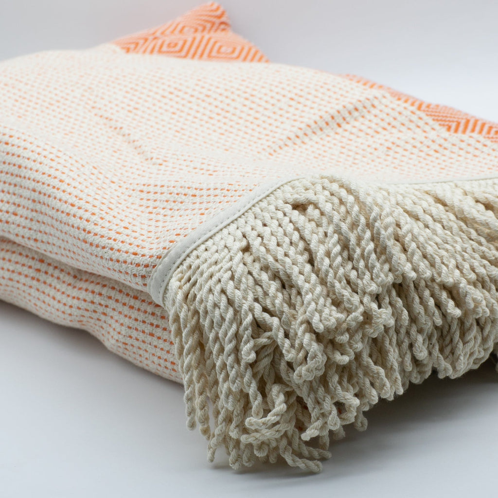 Gemütliches Blanket - Orange - Tücher